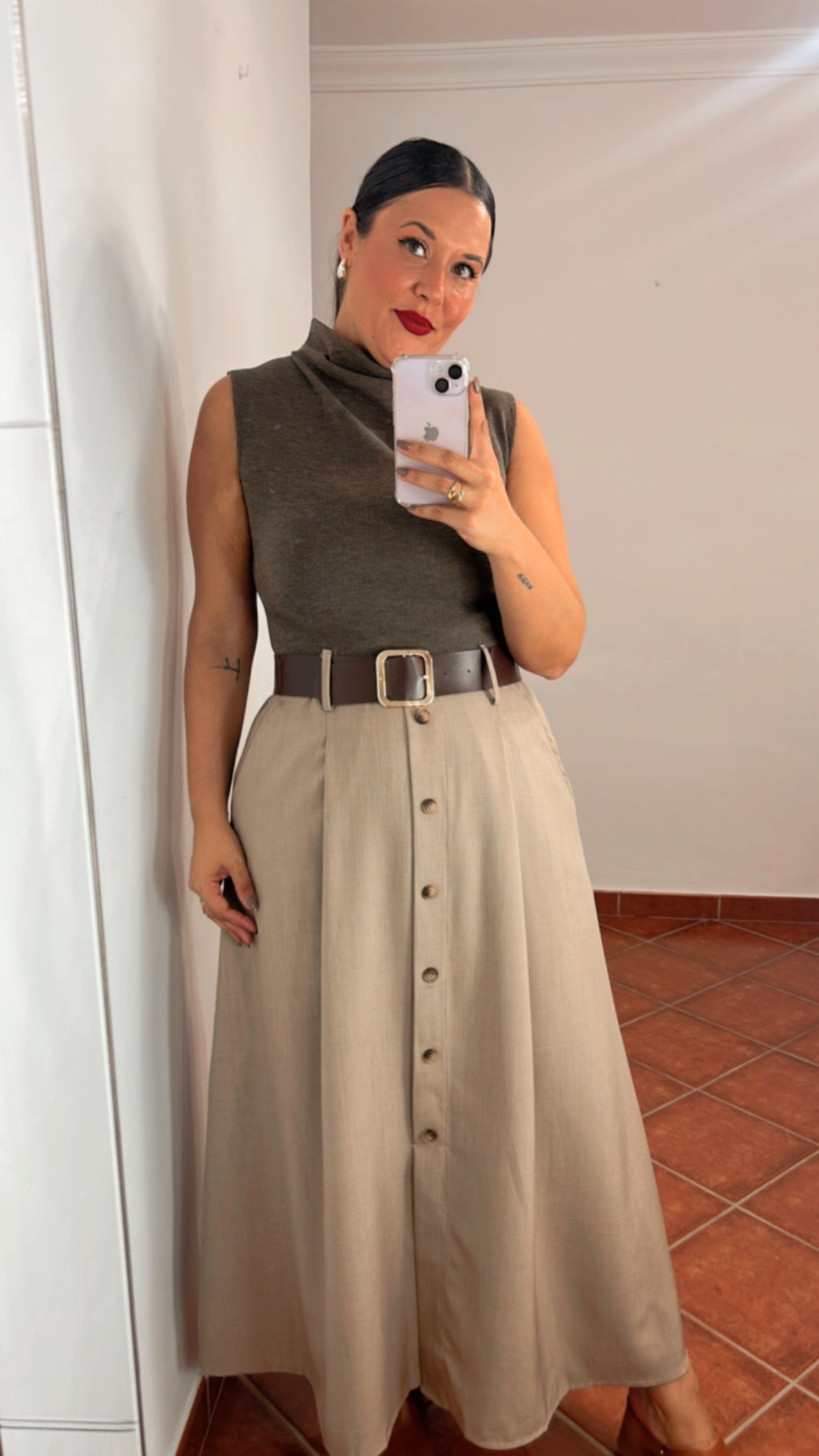 Vestido bicolor