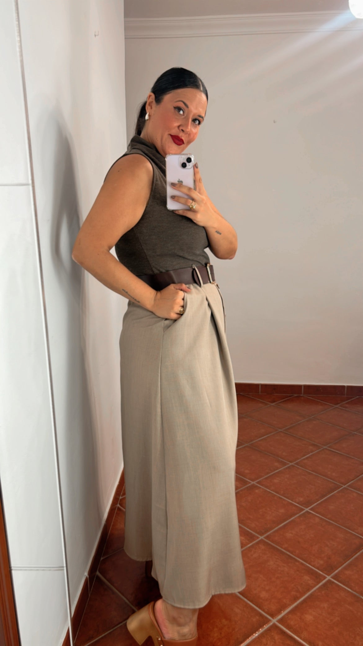 Vestido bicolor
