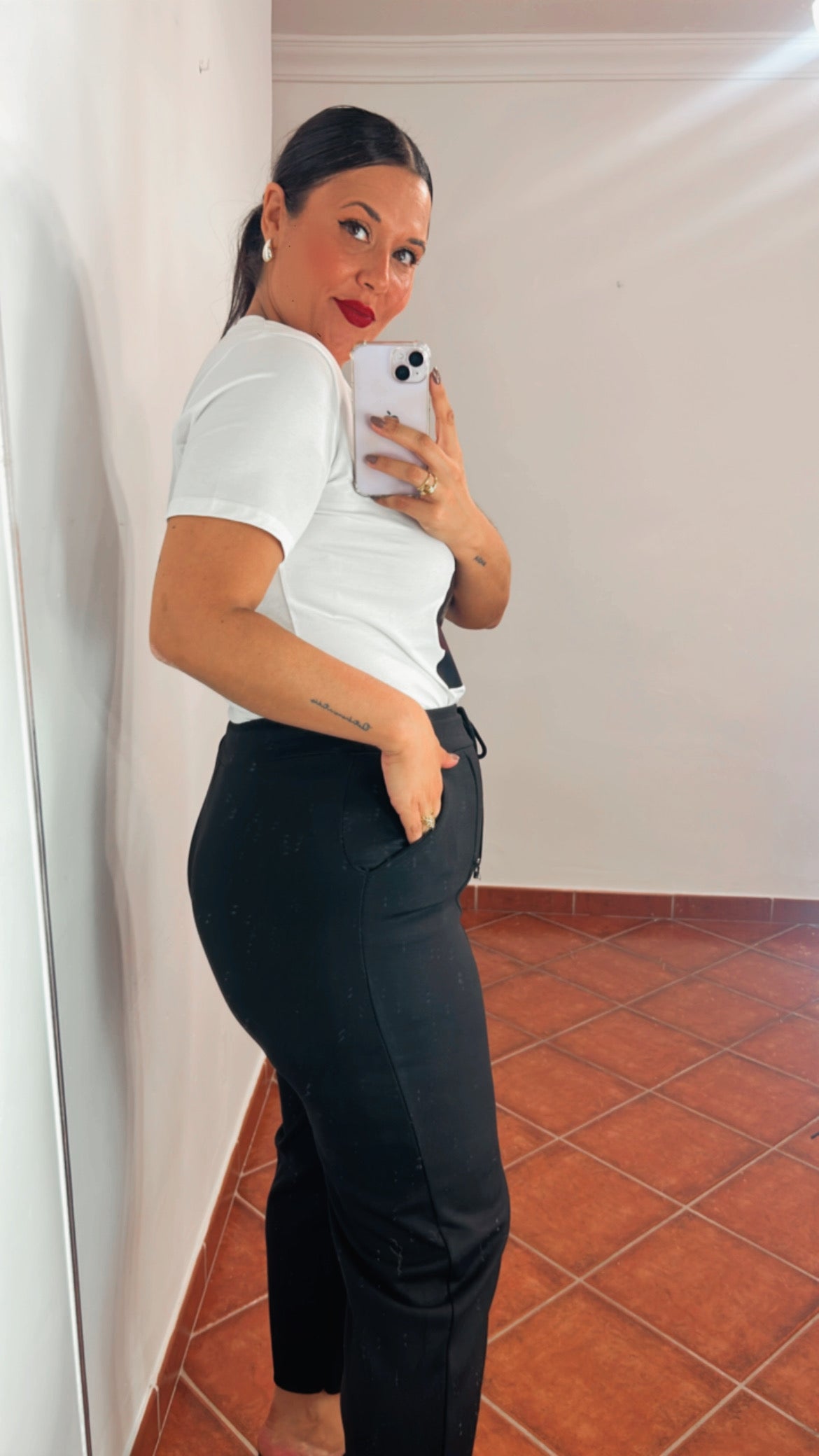 Pantalón balón negro