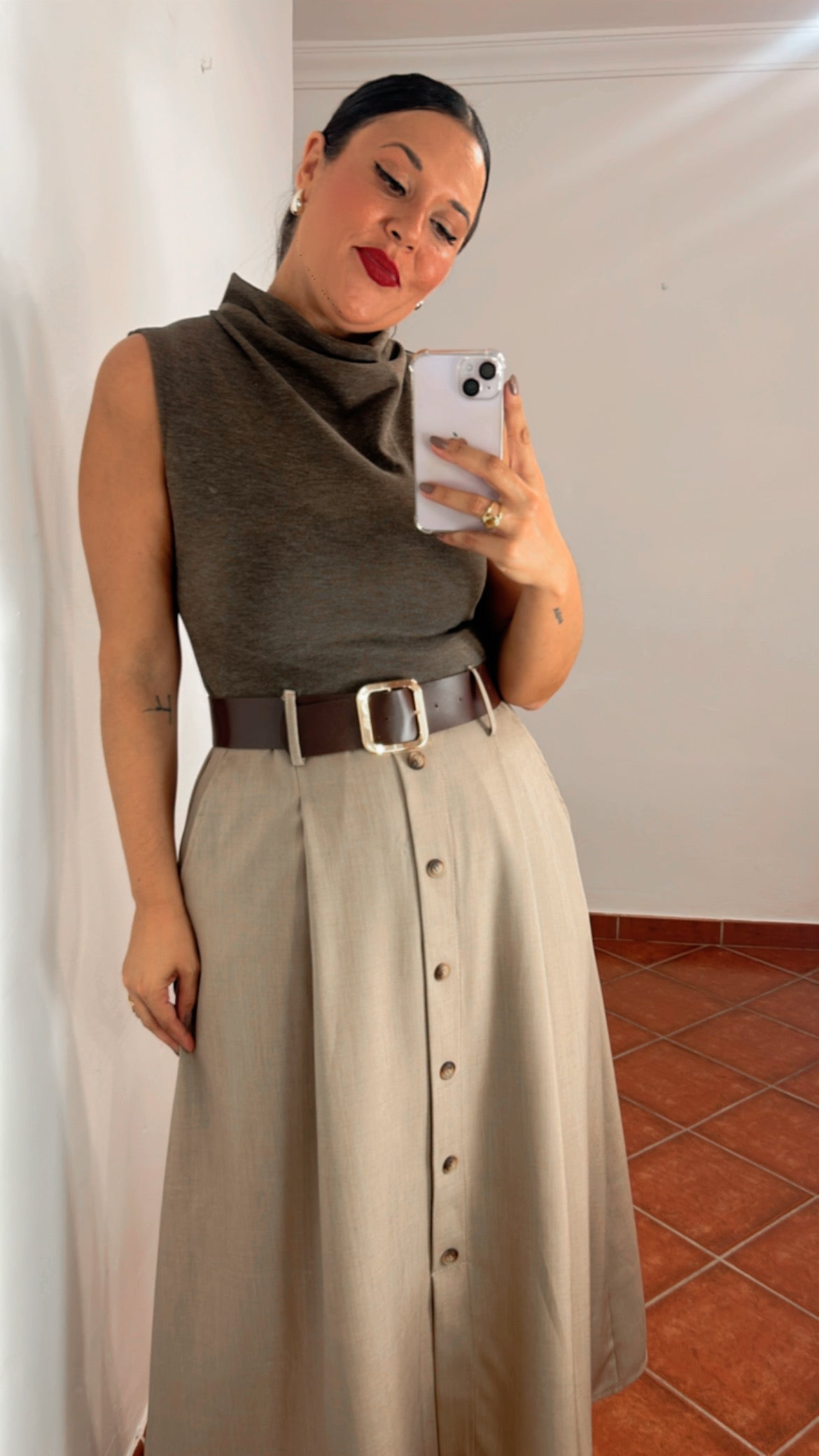 Vestido bicolor