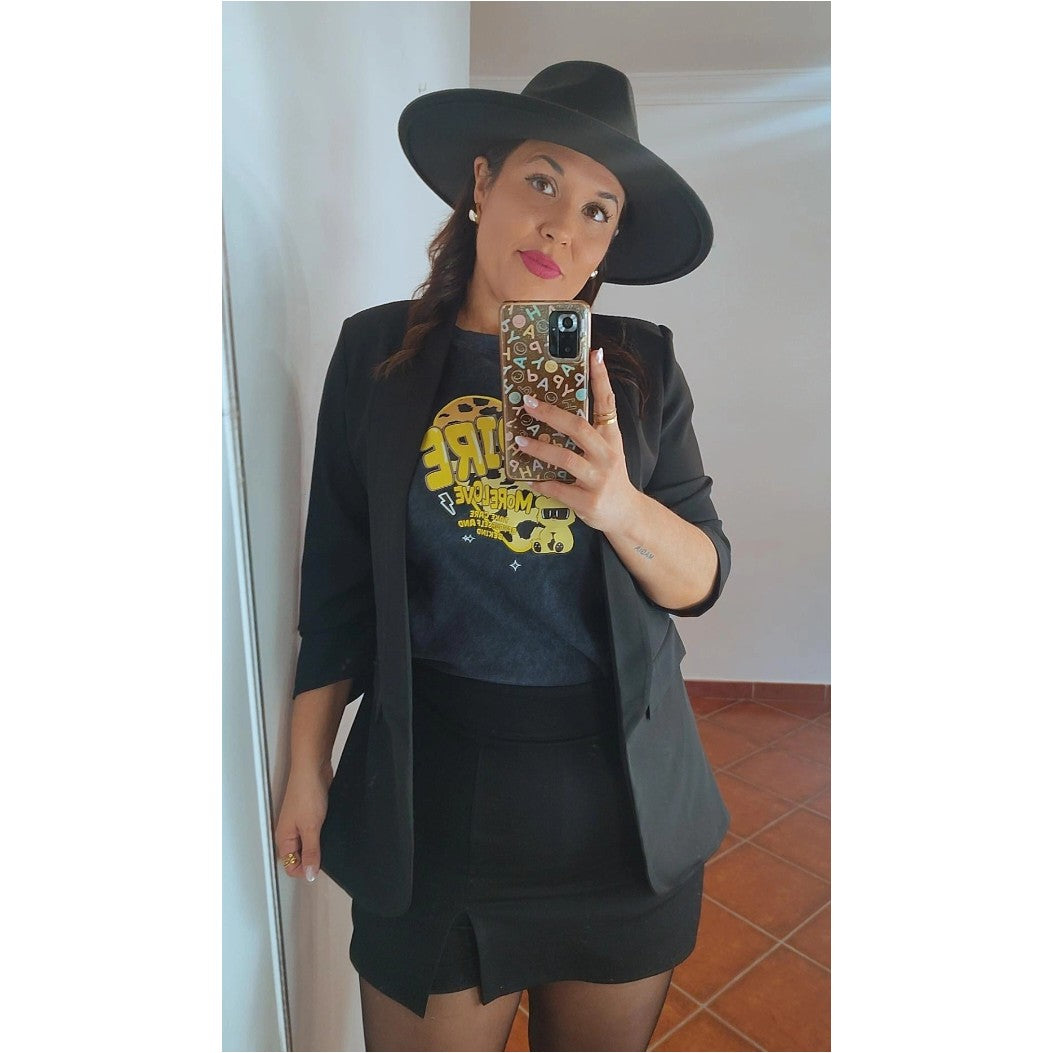 Blazer básica negra
