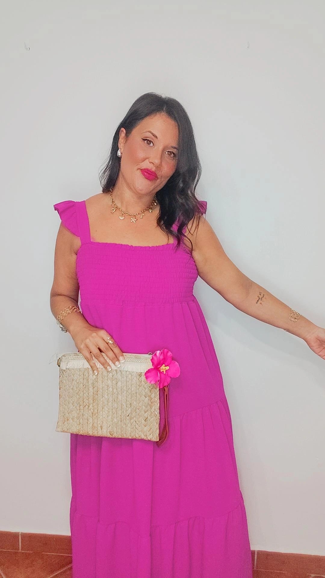 Vestido buganvilla