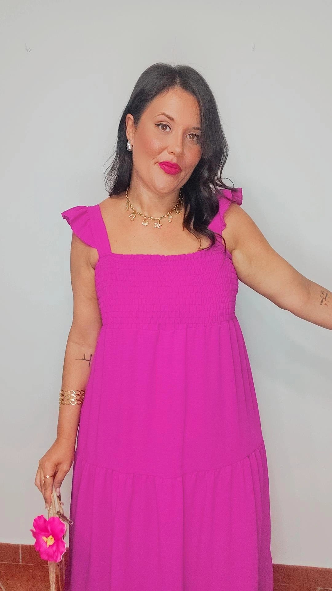 Vestido buganvilla