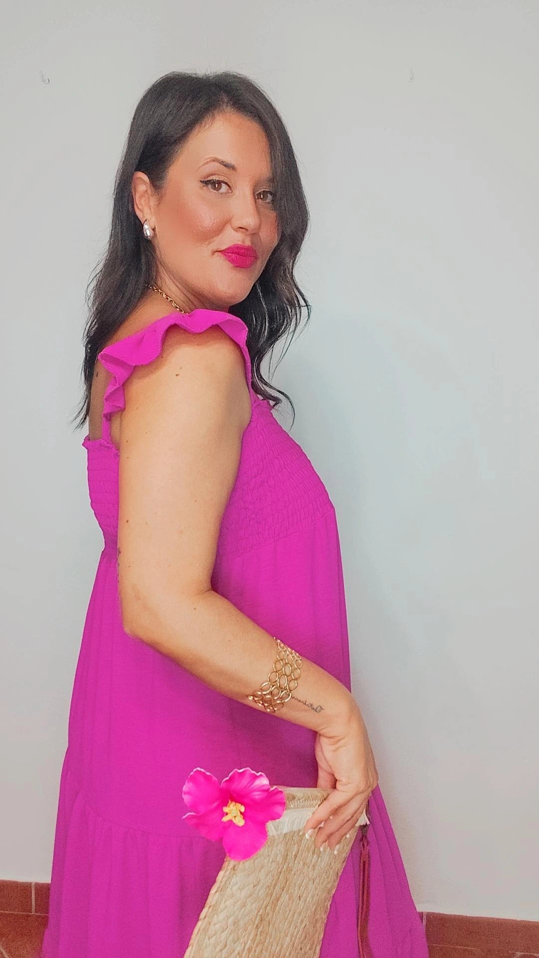 Vestido buganvilla