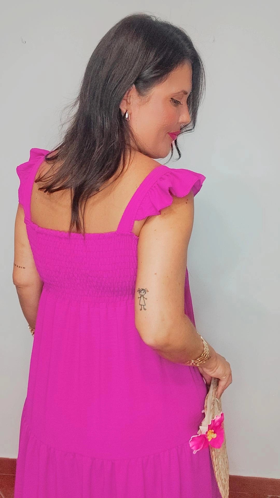 Vestido buganvilla