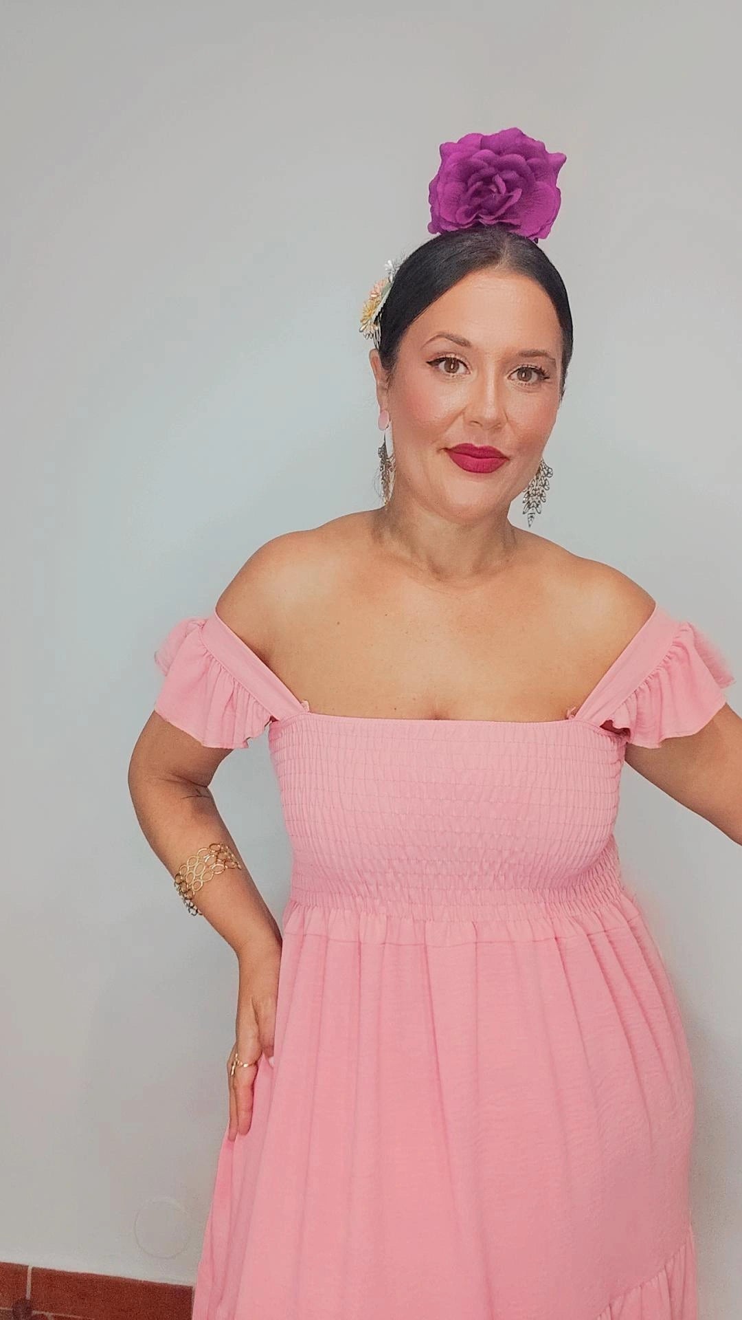 Vestido rosa