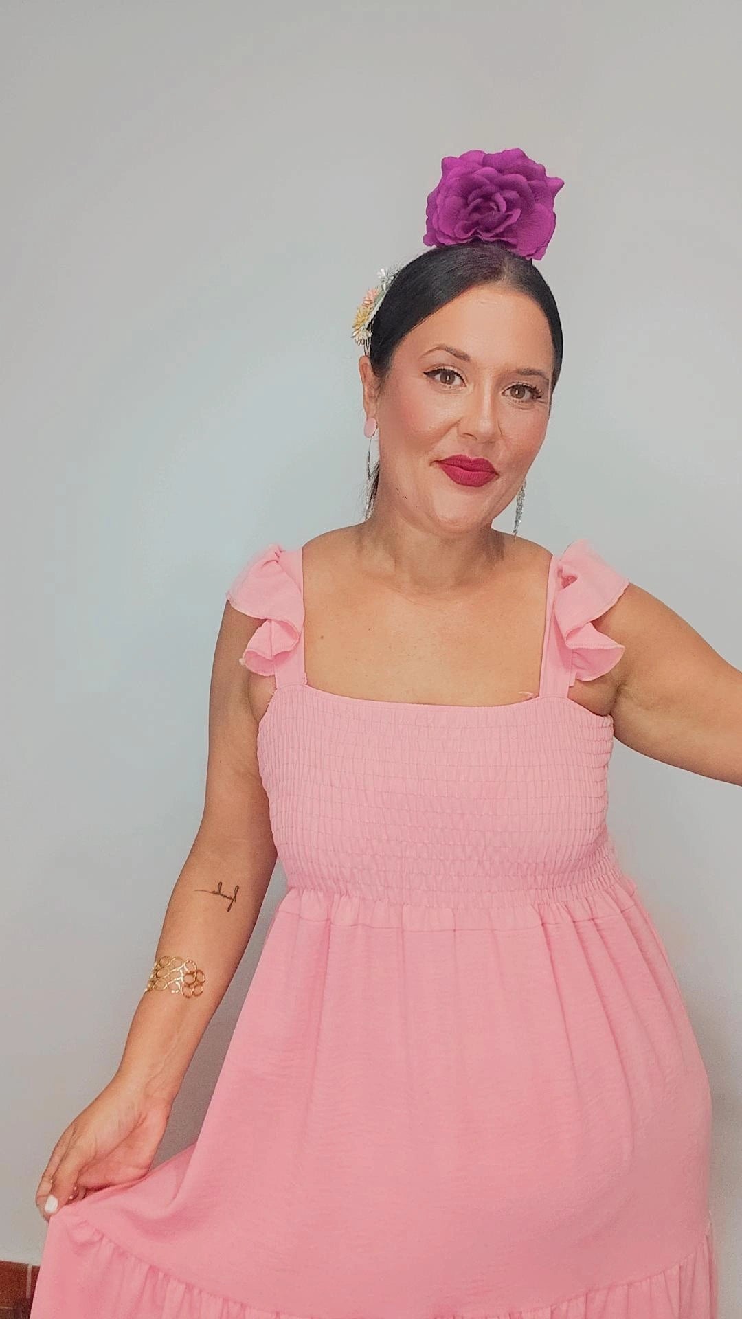 Vestido rosa