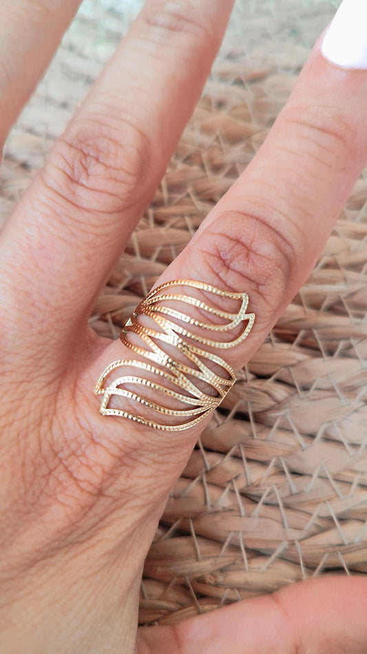 Anillo hoja