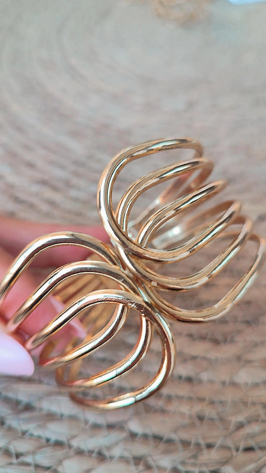 Complementos brazalete liso acero