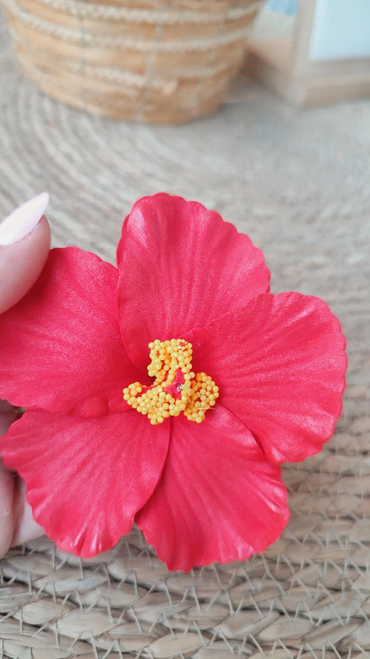 Pinza flor coral