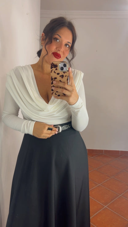 Camiseta licra corte griego