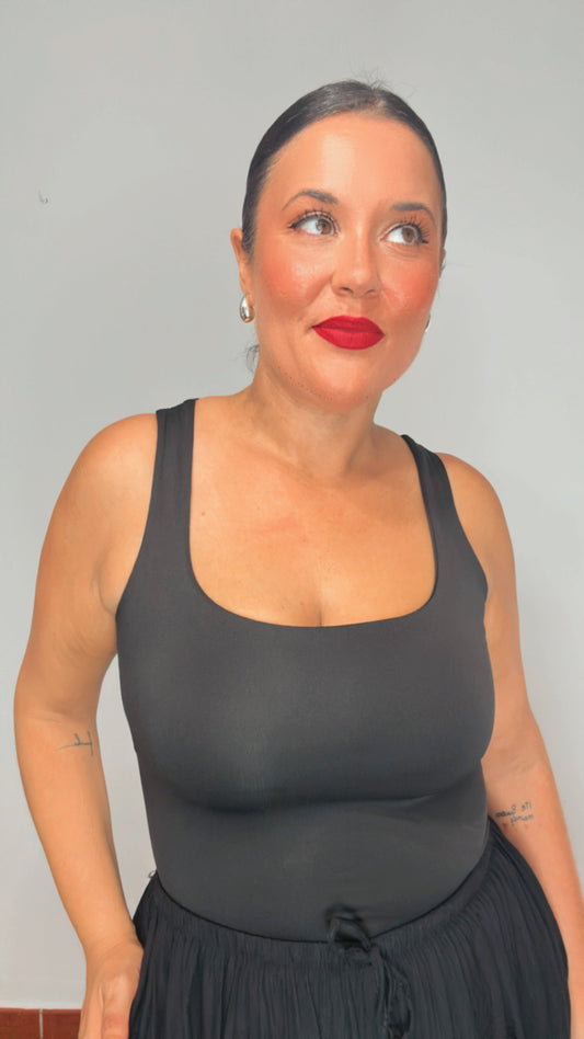 Camiseta licra negra