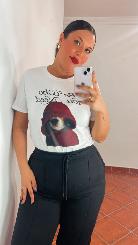 Camiseta perrito burdeos