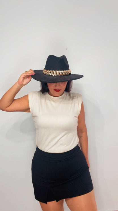 Falda pantalón negra