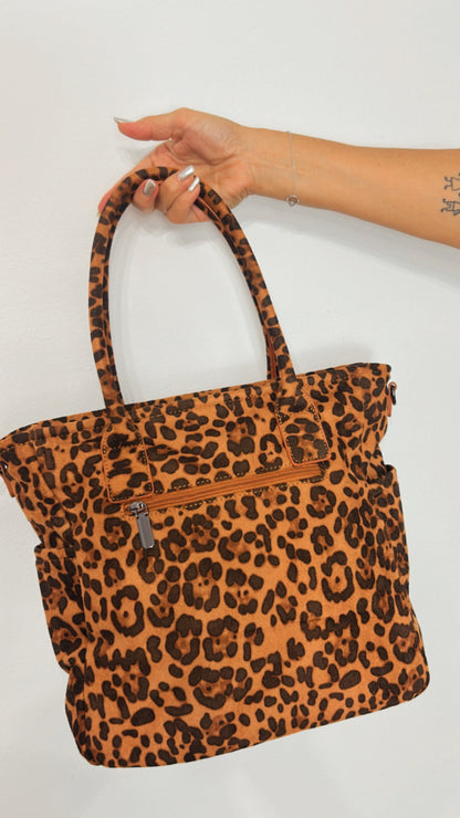 Bolso shopper leopardo
