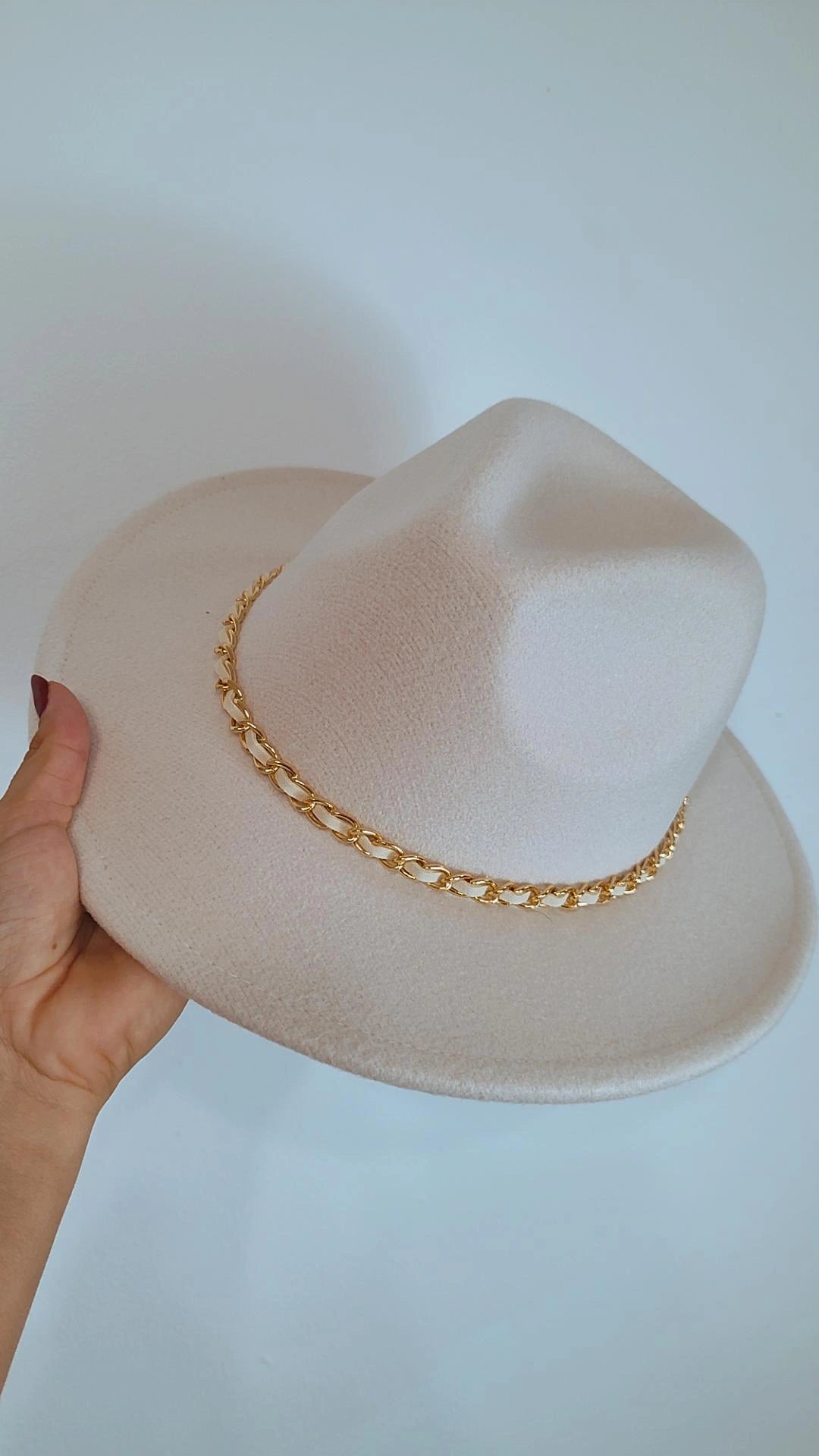 Sombrero básico beige