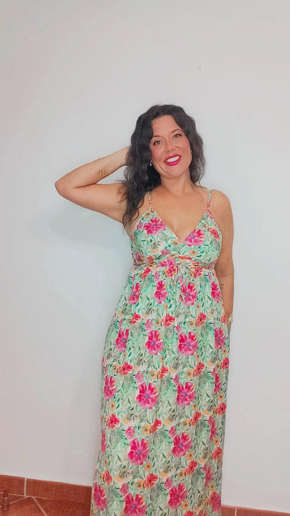Vestido tropical