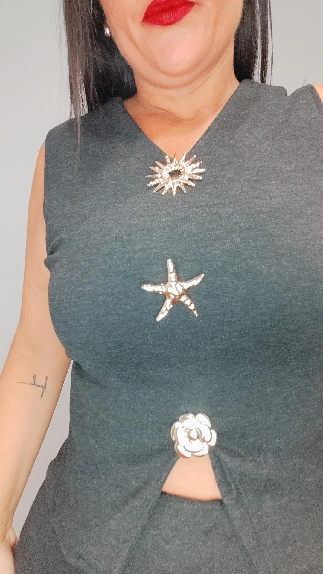 Conjunto gris marengo