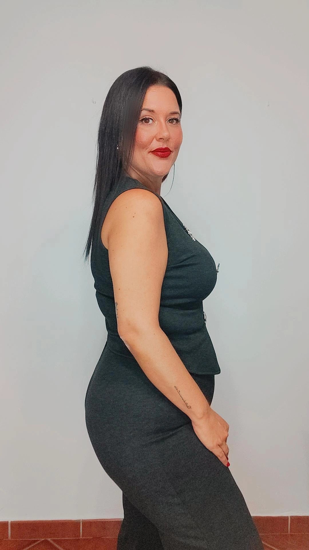 Conjunto gris marengo